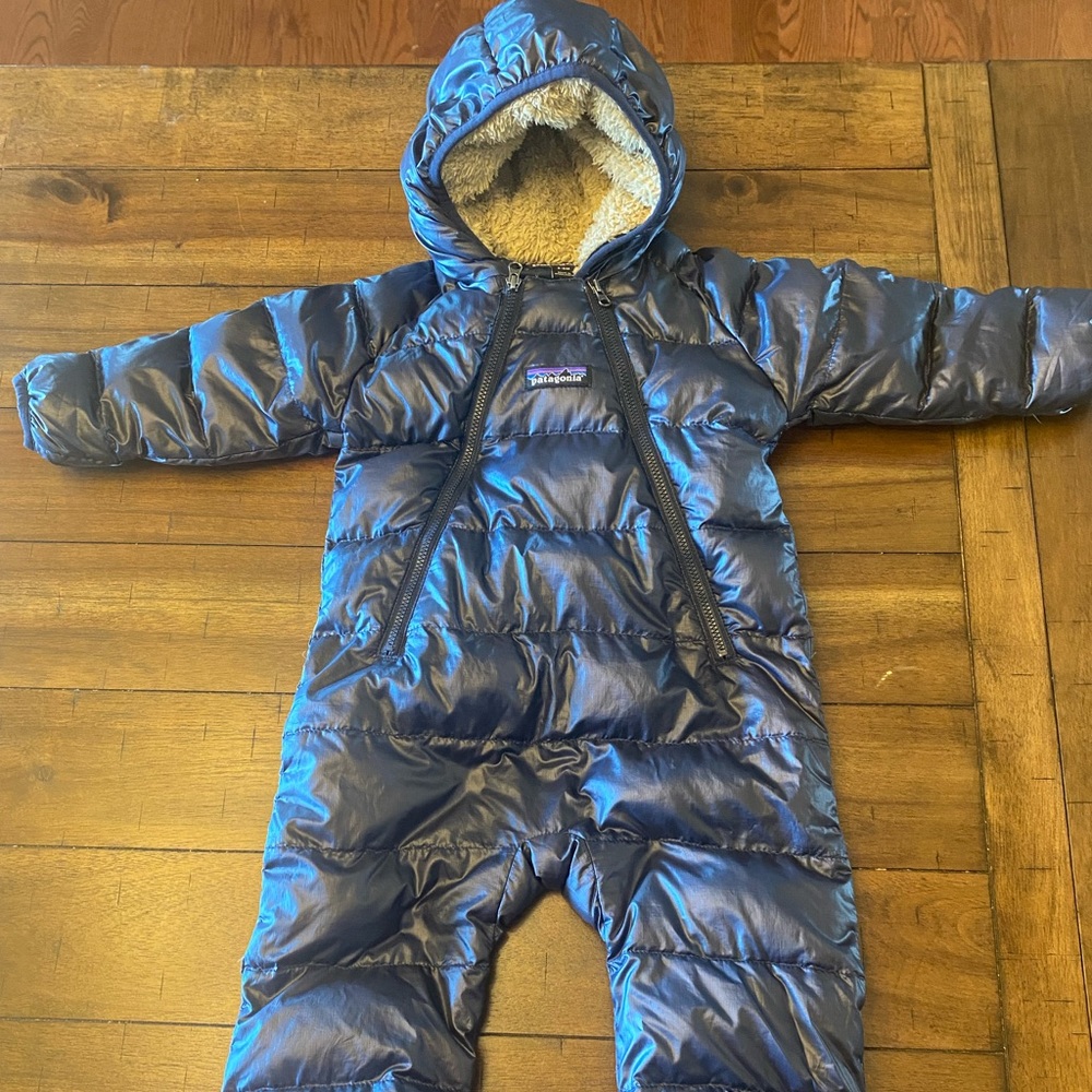 3-6 month Patagonia snow suit.